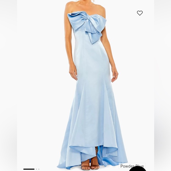 Mac Duggal Dresses & Skirts - Mac Duggal STRAPLESS BOW MERMAID GOWN